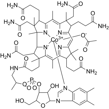Hydroxocobalamin acetate