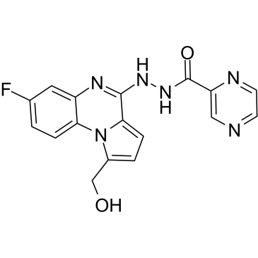 N'-(7-Fluoro-1-(hydroxymethyl)pyrrolo[1,2-a]quinoxalin-4-yl)pyrazine-2-carbohydrazide