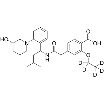 3'-Hydroxy Repaglinide D5
