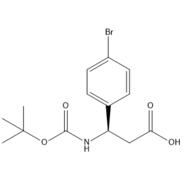 (R)-3-(4-Bromophenyl)-3-((tert-butoxycarbonyl)amino)propanoic acid